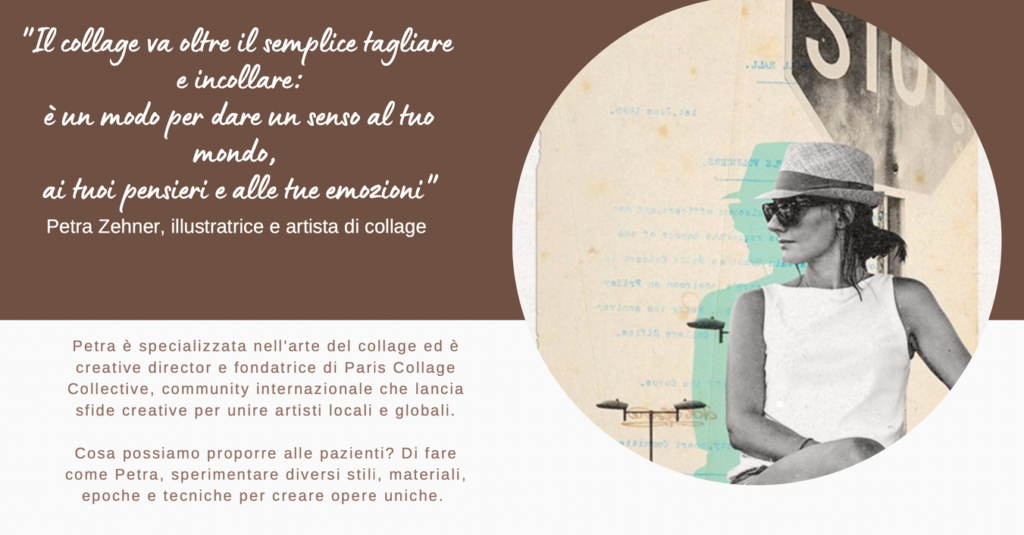 foto dal web di Petra Zehner, illustratrice e artista di collage